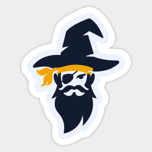 Wizard Pirate Sticker